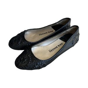 Jack Rogers Waverly Black Ballet Flats